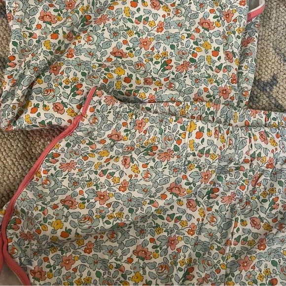 Lake Pajamas Elizabeth Floral Shorts Set - Picture 2 of 4